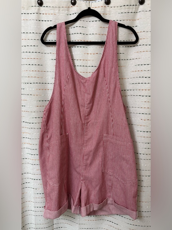Wishlist Pants - Wishlist Pink Striped Romper Jumpsuit